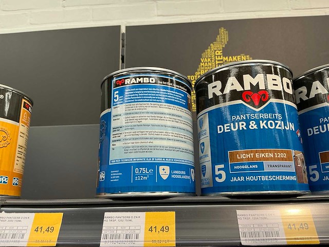 Partij diverse rambo pantserlak&pantserbeits (114x) - afbeelding 6 van  22