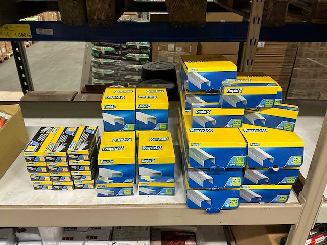 Partij diverse rapid nietjes (147x) - afbeelding 1 van  6