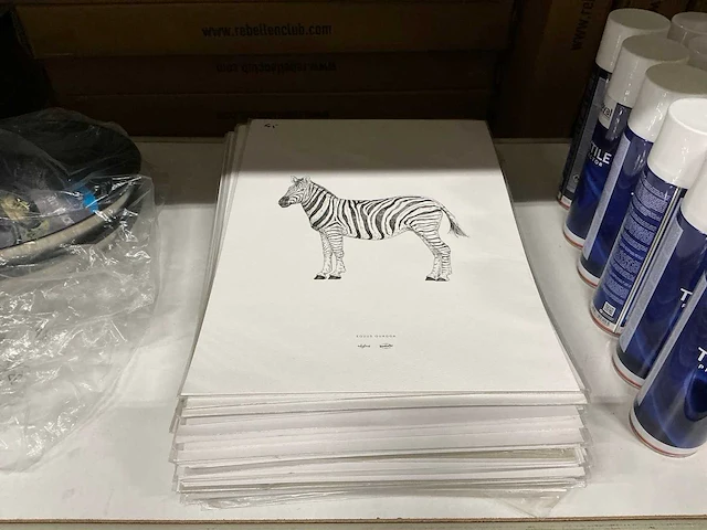Partij diverse rebellenclub prints (104x) - afbeelding 1 van  6
