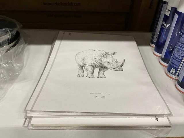 Partij diverse rebellenclub prints (104x) - afbeelding 4 van  6
