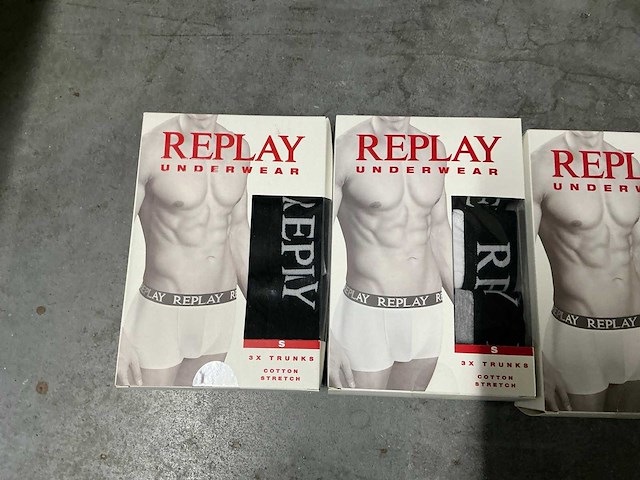 Partij diverse replay underwear 3-packs (78x) - afbeelding 2 van  6