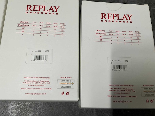 Partij diverse replay underwear 3-packs (78x) - afbeelding 4 van  6