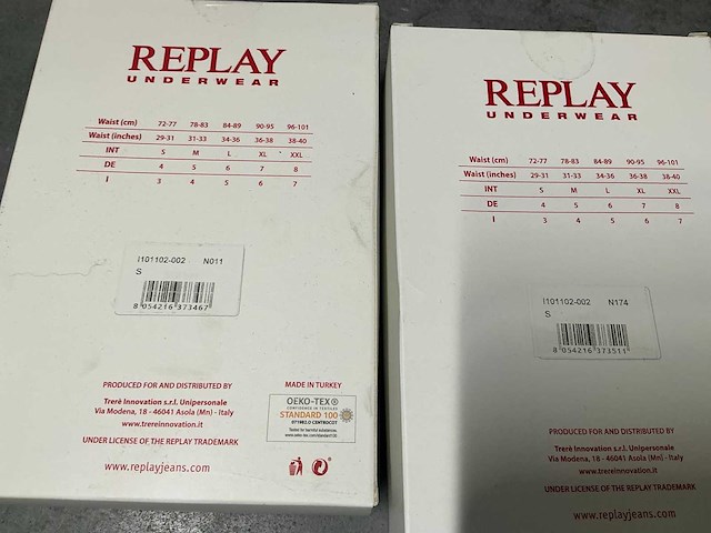 Partij diverse replay underwear 3-packs (78x) - afbeelding 5 van  6