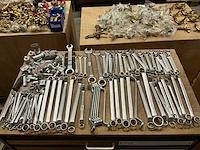 Partij diverse ring-steeksleutels/overige (110x)