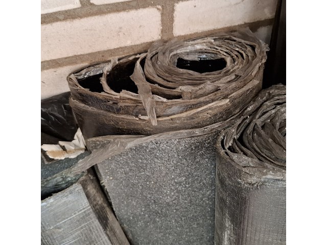 Partij diverse rollen dakleer - afbeelding 3 van  20