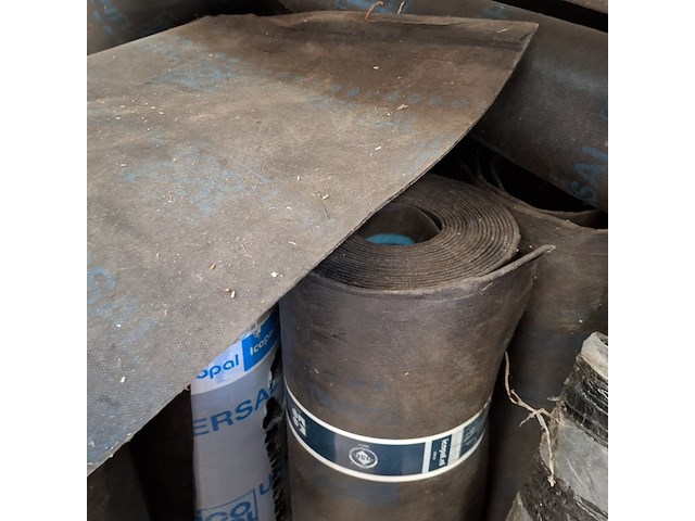Partij diverse rollen dakleer - afbeelding 10 van  20