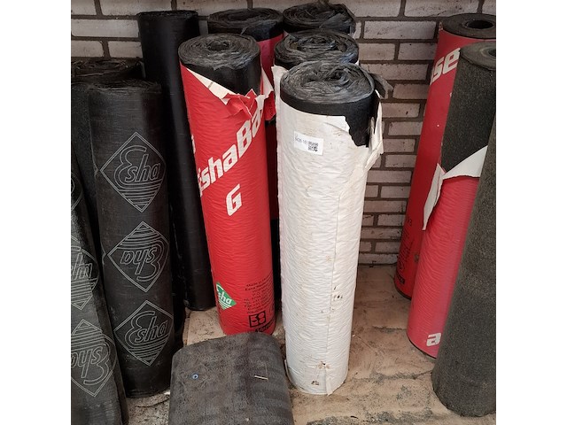 Partij diverse rollen dakleer - afbeelding 16 van  20