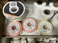 Partij diverse rollen lint (123x) - afbeelding 7 van  8