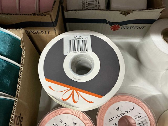 Partij diverse rollen lint (123x) - afbeelding 6 van  8