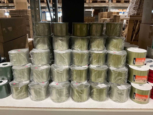 Partij diverse rollen lint (132x) - afbeelding 4 van  13