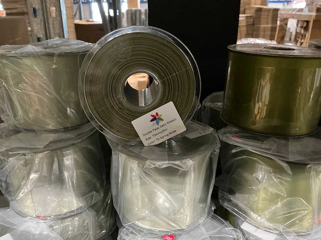 Partij diverse rollen lint (132x) - afbeelding 5 van  13