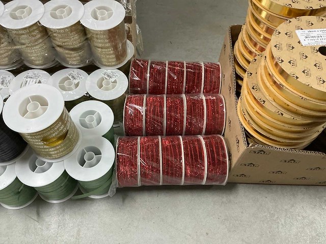 Partij diverse rollen lint (155x) - afbeelding 3 van  9