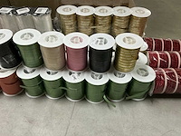 Partij diverse rollen lint (155x) - afbeelding 5 van  9