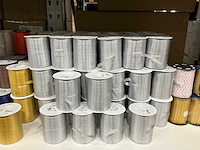 Partij diverse rollen lint (266x) - afbeelding 10 van  15