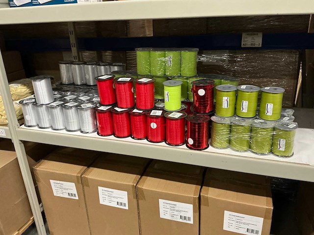 Partij diverse rollen lint (81x) - afbeelding 1 van  8