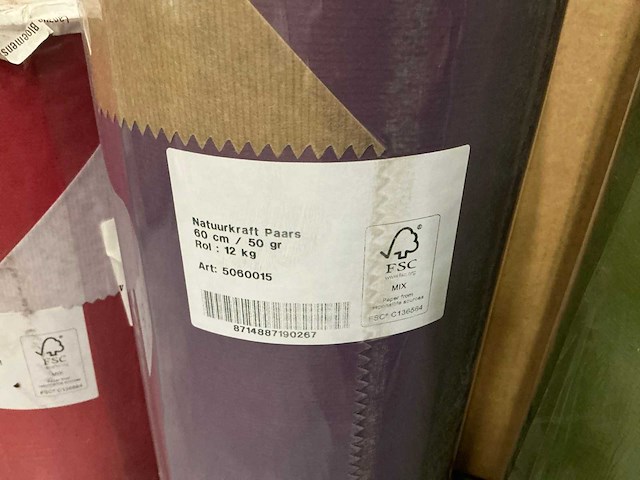 Partij diverse rollen papier/flower film (30x) - afbeelding 6 van  11