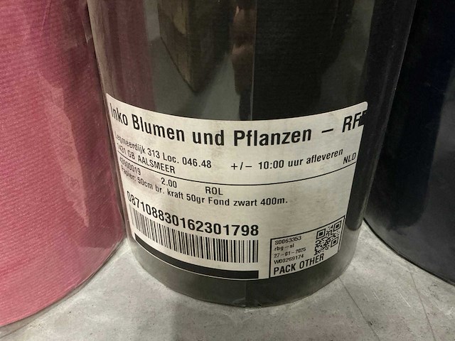 Partij diverse rollen papier/flower film (30x) - afbeelding 9 van  11