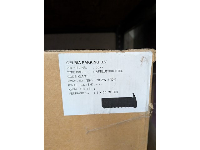 Partij diverse rubber profielen - afbeelding 5 van  31