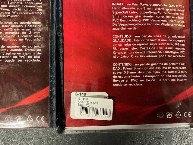 Partij diverse rucanor keepershandschoenen (150x) - afbeelding 6 van  7