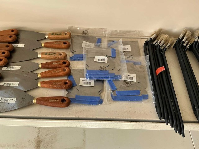 Partij diverse schilders kwasten / overige (405x) - afbeelding 6 van  15