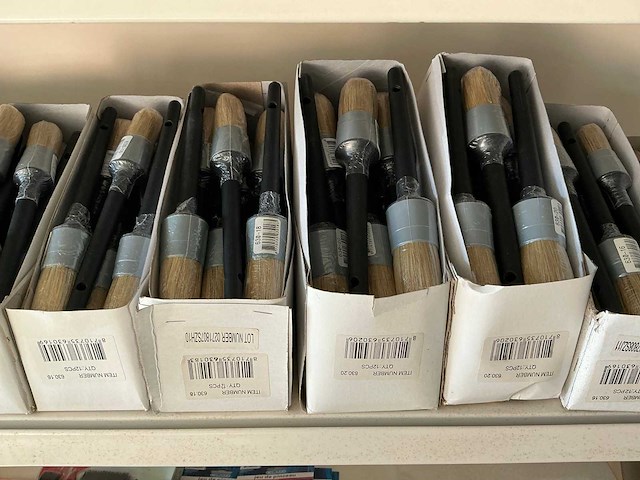 Partij diverse schilders kwasten / overige (405x) - afbeelding 14 van  15
