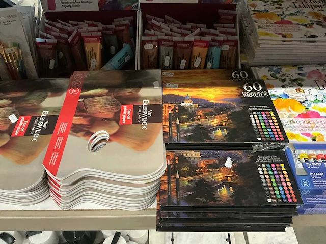 Partij diverse schilder/teken items (283x) - afbeelding 11 van  14