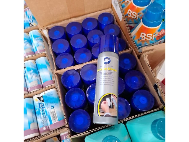 Partij diverse schoonmaak producten en toebehoren o.a. tricel, dreumex, sun - afbeelding 16 van  41