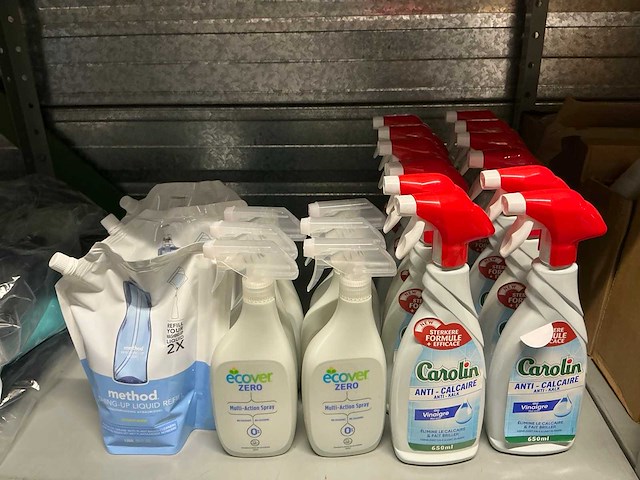 Partij diverse schoonmaakmiddelen (21x) - afbeelding 1 van  5