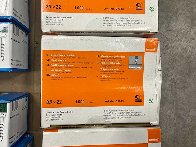 Partij diverse schroeven, draadnagels, slotbouten etc. - afbeelding 17 van  36