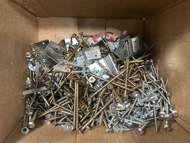 Partij diverse schroeven en bevestigingsmaterialen - afbeelding 3 van  3