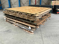 Partij diverse schutting delen - afbeelding 1 van  5