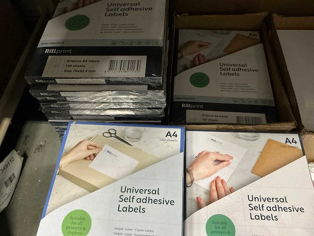 Partij diverse self adhesive labels (115x) - afbeelding 4 van  4