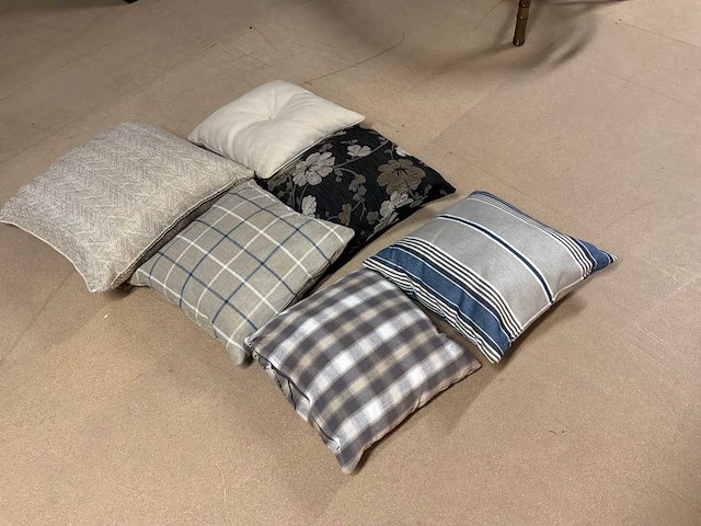 Partij diverse sierkussen (6x) - afbeelding 2 van  6