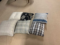 Partij diverse sierkussen (6x) - afbeelding 1 van  6