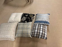 Partij diverse sierkussen (6x) - afbeelding 4 van  6