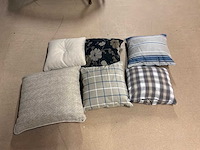Partij diverse sierkussen (6x) - afbeelding 6 van  6