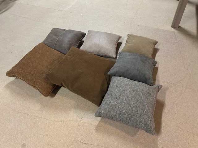 Partij diverse sierkussen (7x) - afbeelding 2 van  6