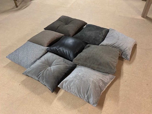 Partij diverse sierkussen (9x) - afbeelding 4 van  7