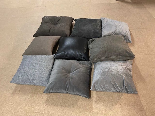 Partij diverse sierkussen (9x) - afbeelding 5 van  7