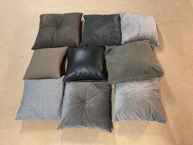 Partij diverse sierkussen (9x) - afbeelding 6 van  7