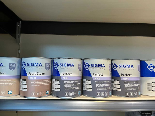 Partij diverse sigma & karakter muur-plafondverf/latex (21x) - afbeelding 3 van  7