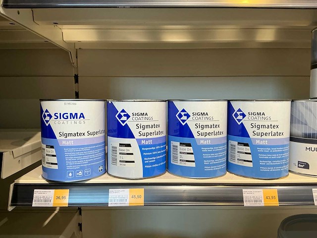 Partij diverse sigma & karakter muur-plafondverf/latex (21x) - afbeelding 5 van  7