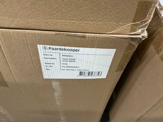 Partij diverse sisal 450gr per zak (180x) - afbeelding 18 van  19
