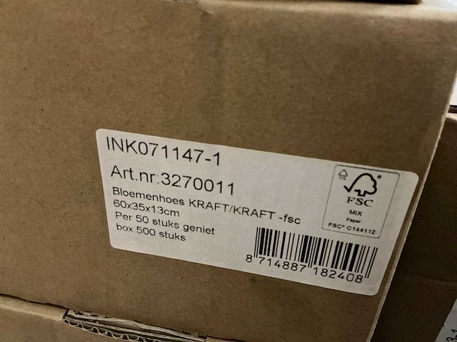 Partij diverse sleeves (7500x) - afbeelding 4 van  4