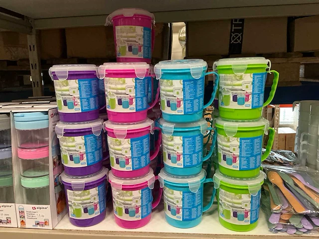 Partij diverse snacktorens/bekers/bakjes/etc (150x) - afbeelding 3 van  9