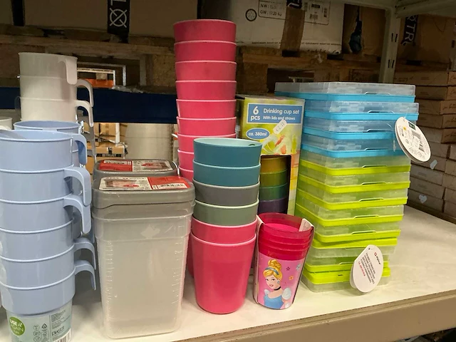 Partij diverse snacktorens/bekers/bakjes/etc (150x) - afbeelding 8 van  9