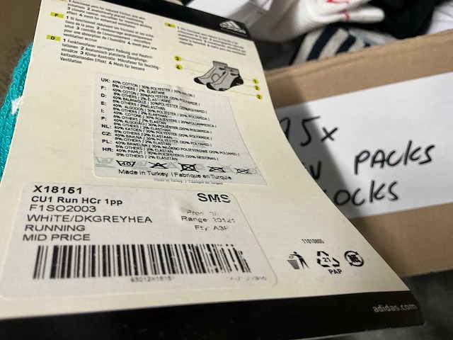 Partij diverse sokken o.a nike/adidas/puma/etc (95x) - afbeelding 6 van  8