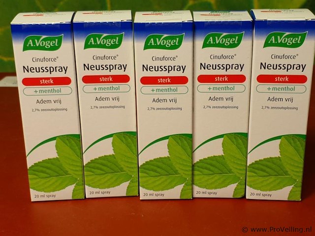 Partij diverse soorten a vogel neusspray & heel homeopathische middelen - afbeelding 3 van  13