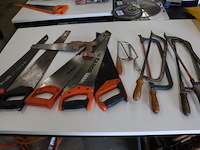 Partij diverse soorten en merken handzagen o.a. bahco - afbeelding 1 van  6