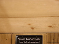 Partij diverse soorten vlonderplanken & wandplanken o.a. vuren binnenvloer, douglas & vuren geribbelde vlonderplanken - afbeelding 5 van  27